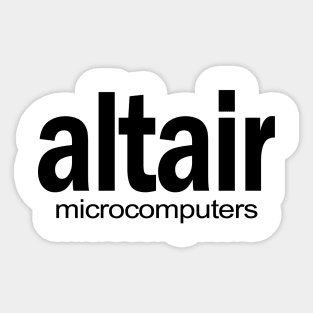 Altair Micro Sticker